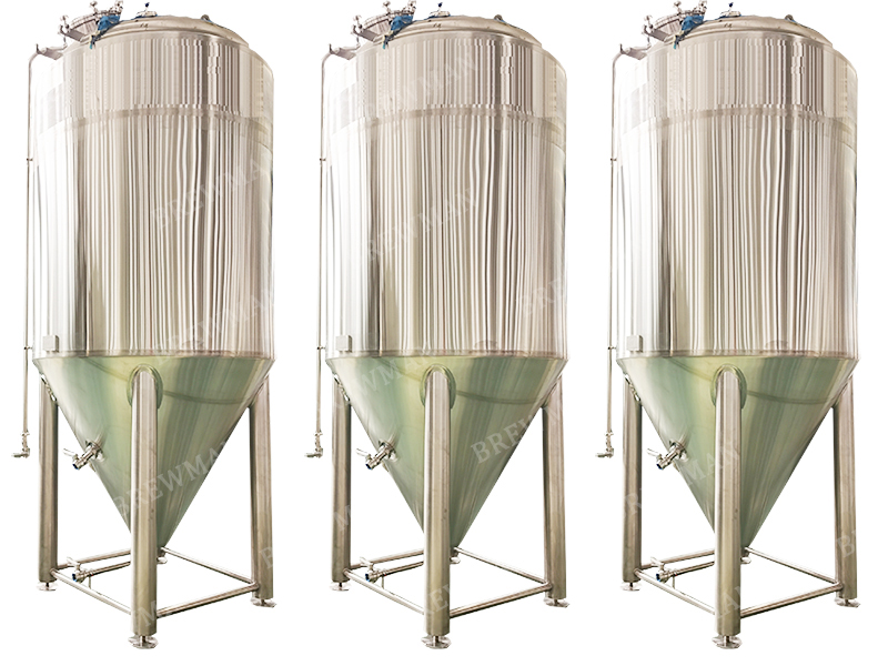 Unitanks cónicos fermentadores de presión de acero inoxidable 4000l para la venta