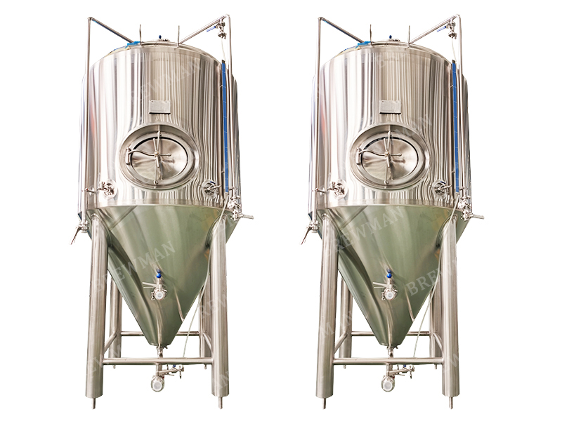 Vasos de fermentación cónicos de cerveza de controlador de temperatura 3000L