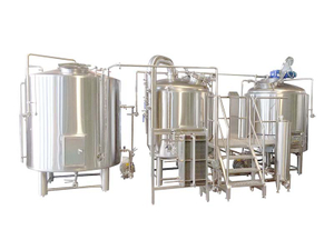 Equipo de elaboración de cerveza de microcervecería profesional automatizado 1200L a la venta