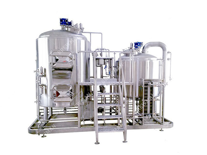 Sistema automatizado de elaboración de cerveza de microcervecería de 10 barriles para la venta