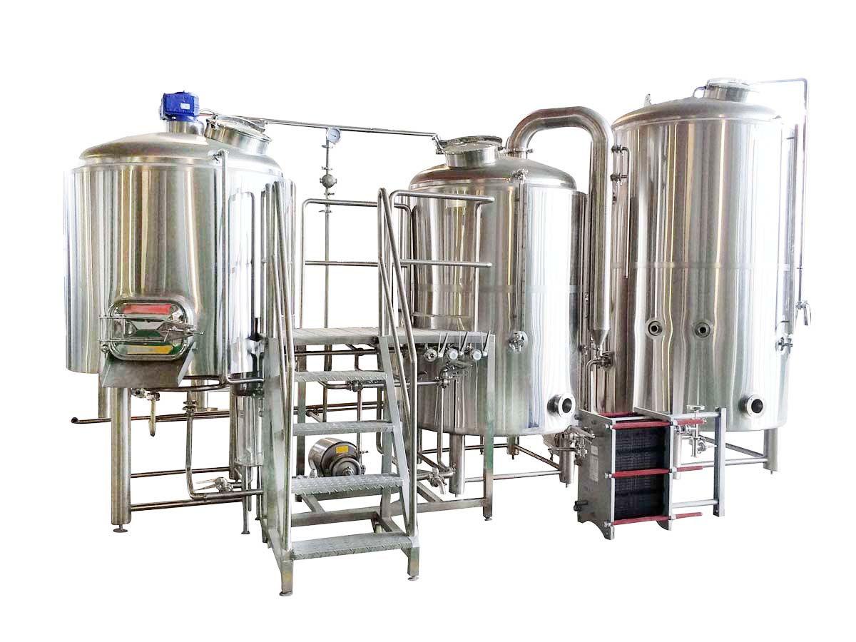 Equipo de elaboración de cerveza de microcervecería profesional automatizado 1200L a la venta